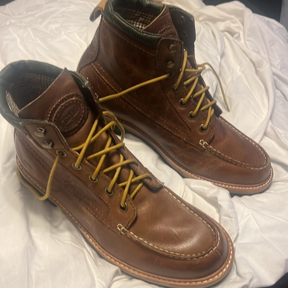 Fossil Men’s Brown Leather Boots (Size 12) - Picture 6 of 12